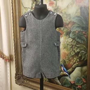 Imp Originals Boys Houndstooth Check Shortall 2t